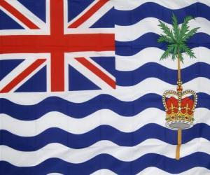 Puzzle Σημαία του βρετανικού εδάφους Ινδικού Ωκεανού